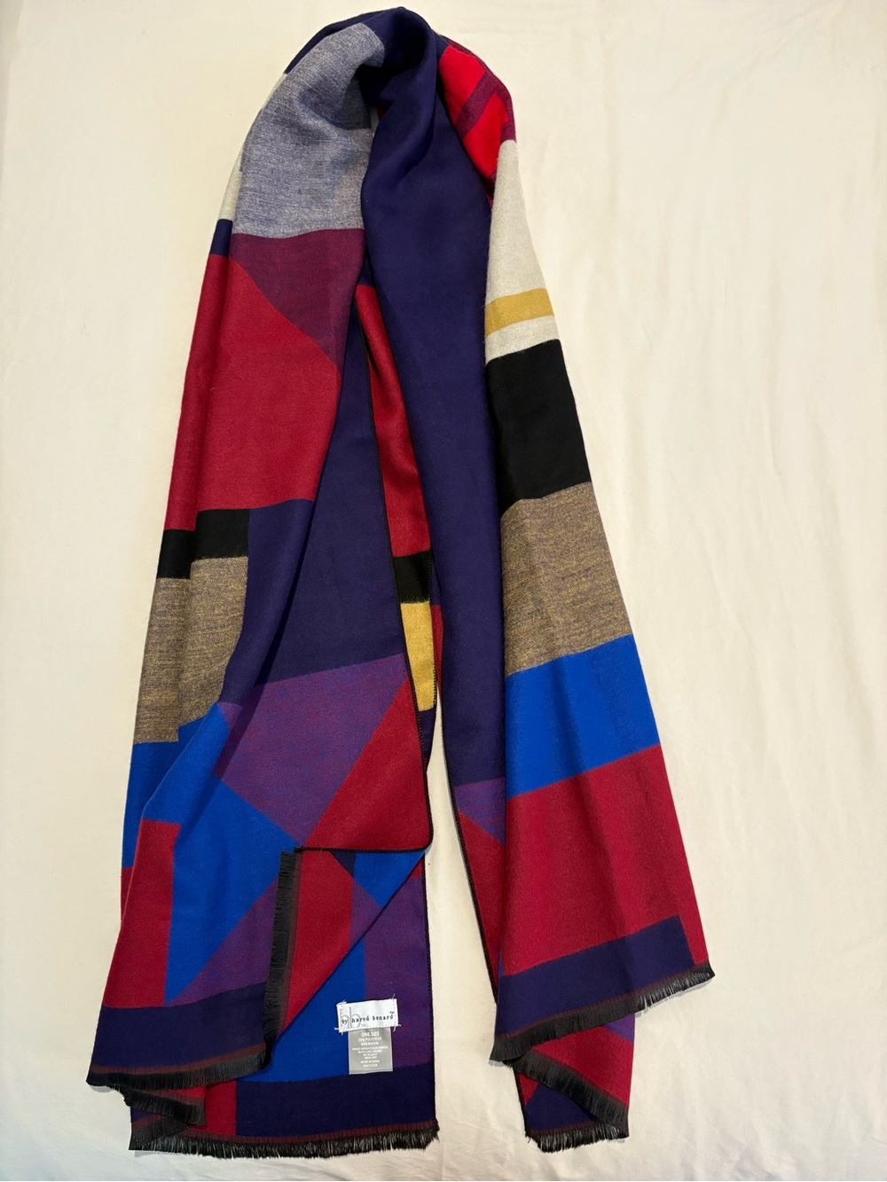 Harvé Benard Colorblock Scarf - Picture 1 of 9